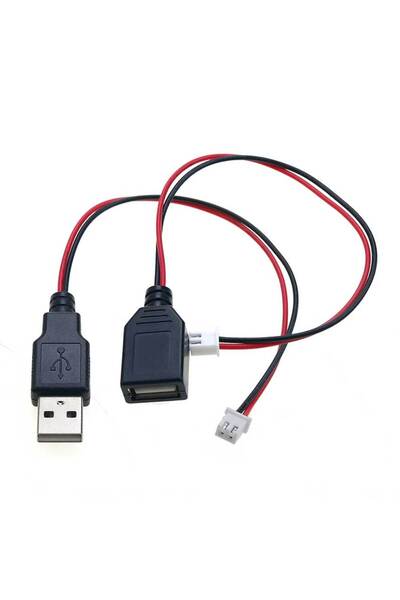 Choice 0.2 متر ذكر أنثى قطعة واحدة من قابس USB 2.0 ذكر وأنثى إلى سلك طرفي XH2...