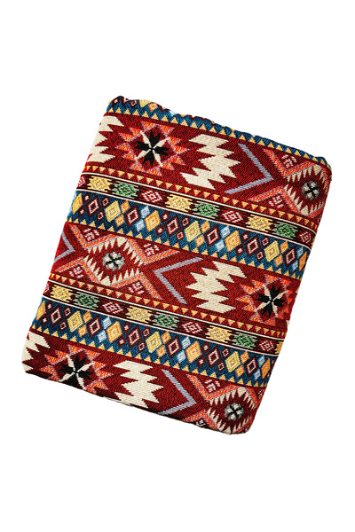 Choice 0.5 ياردة (45 × 147 سم) MZF-DZH95-04 نسيج بولي قطني جاكار عرقي 0.5-2 ي...