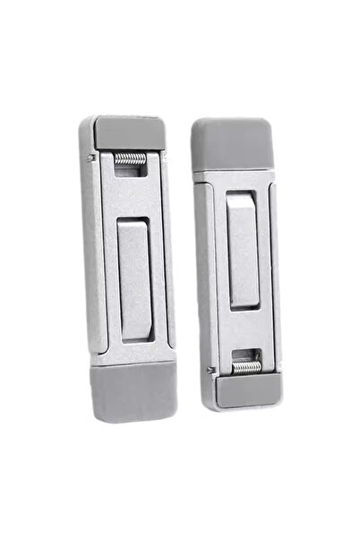 Choice حامل كمبيوتر محمول صغير محمول غير مرئي من الألومنيوم، قطعتان فضيتان/مج...