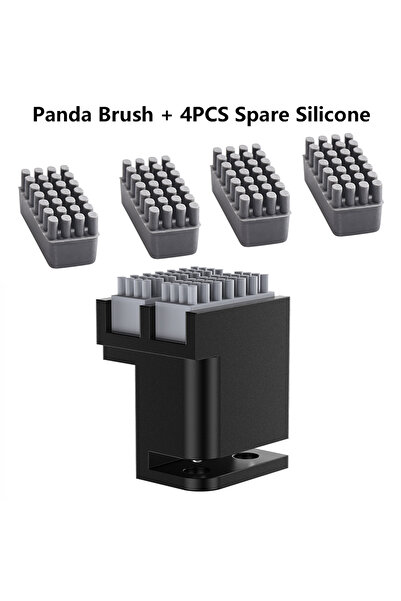 choice2 فرشاة مع سيليكون BIGTREETECH Panda Brush PX Panda Purge Shield فوهة ممسحة رأس الطباعة منظف Si