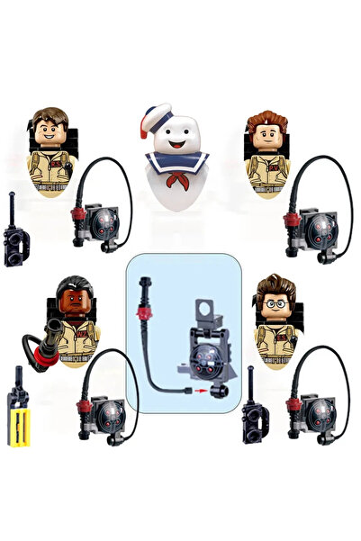 Choice3 5 قطع 01 دمية صغيرة لشخصية صائد الأشباح دكتور ريموند ستانتز، بناء رجل...