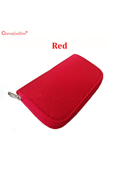 Choice حقيبة تخزين بطاقات الذاكرة الحمراء، قطعة واحدة، 22 فتحة، لكاميرات CF/S...