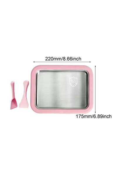 Choice آلة صنع الآيس كريم الوردية DIY ماكينة صنع الزبادي لصنع جيلاتو سوربيه كريمي ملفوف محلي الصنع ، ثلج منزلي