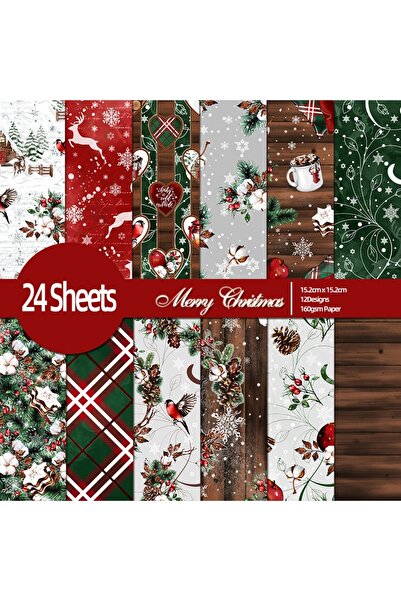 Choice مجموعة واحدة من ورق قصاصات ورق الحرف اليدوية لعيد الميلاد المجيد بنمط ...