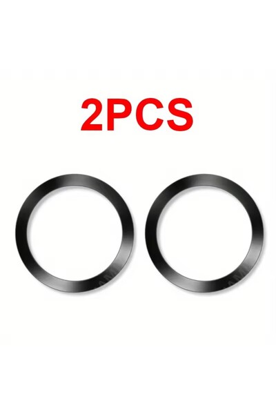 Choice Black 2Pcs Universal Metal Rings Sticker for Magsafe Magnetic Wireless...