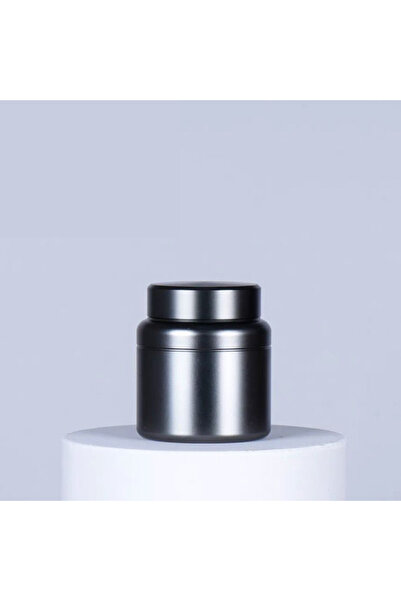 Choice وعاء صغير محمول محكم الغلق فضي اللون مقاوم للرطوبة، وعاء تخزين طعام حلوى الجوز بلون سادة T