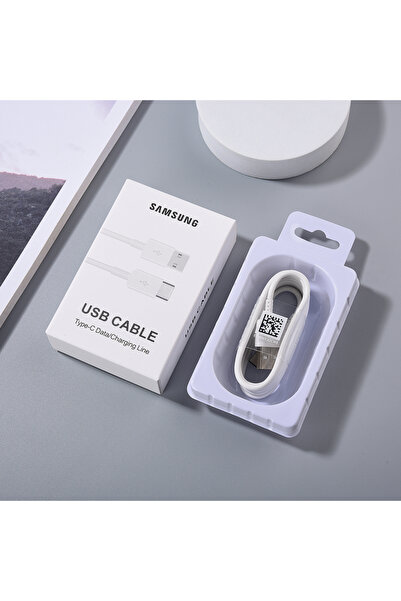 Samsung 120cm white with box Original USB Type Cable 1.2M 15W 25W Fast Charging Data Line Transmissi