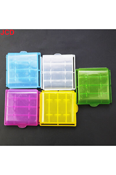 Choice1 Mixed color 5pcs JCD 5pc Colorful Plastic Battery Holder Case 4 AA AA...