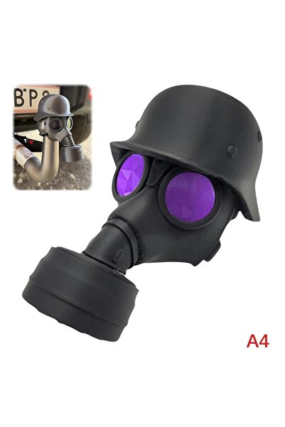 Choice غطاء وصلة مقطورة A4 مع خوذة فولاذية وقناع غاز مطبوع ثلاثي الأبعاد غطاء...