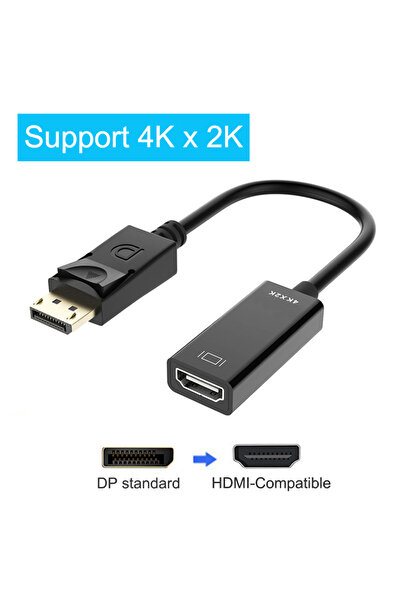 Choice 4K 4K Male DP to Female HDMI-Compatible For HDTV PC Projector DisplayP...