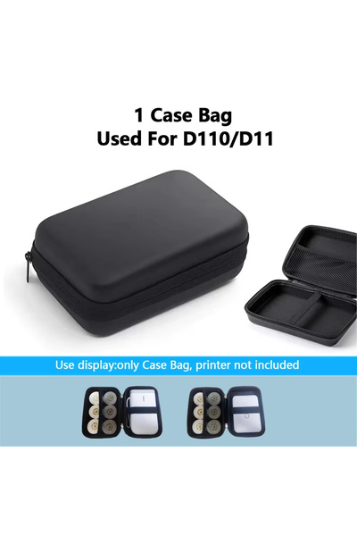 Choice1 D110-D11 Case A Niimbot Label Printer Storage Case with Mesh Pocket Case Bag Thermal Printer USE Pr