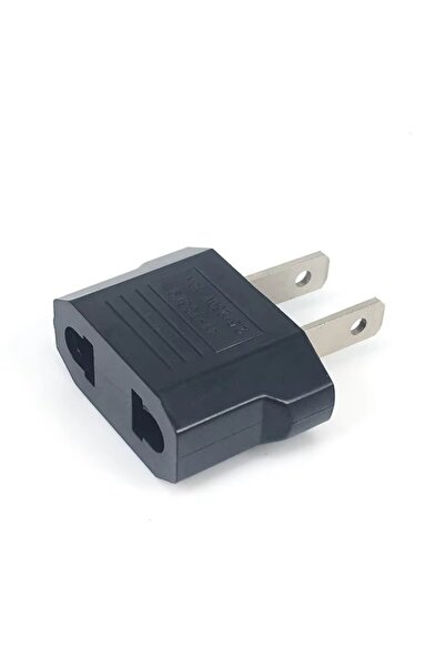 Choice 10pcs black 3/5/10pcs Newest EU to US USA Travel Plug Adapter European Converter Power Plug Adaptor