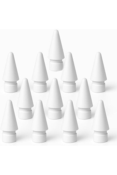 Choice White Replacement Pencil Tips (12-Pack) – Compatible with Pro, USB-C, Gen 2 & Gen 1 – Original Ma..