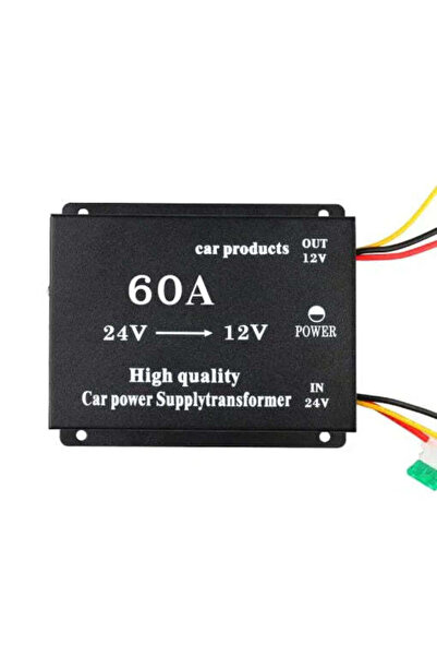 lumixauto Convertor de tensiune auto 24 V→12 V – 60 A/80 A/100 A