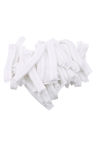 Choice5 white-100pcs 100PCS Disposable Non-Woven Strip Hat Hotel Workshop Dus...