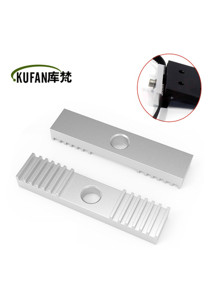 Choice1 1 قطعة من 1 إلى 10 قطع من Reprap DIY GT2 قطعة تثبيت حزام التوقيت من سبائك الألومنيوم بمسافة سن 2 مم مشبك ثابت