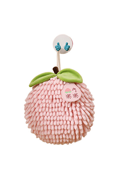 Choice Pink Cartoon Fruit Hand Towel Kitchen Quick Drying Cloth Hanging Thick...