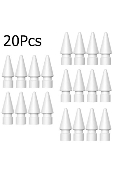 Choice 20pcs Replacement Pencil Tips for Pencil 1st 2nd Generation iPencil Smooth Spare Nibs for iPad Pr..