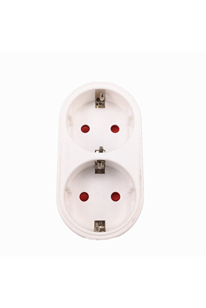 Choice WHITE Bolantedz 2 Socket Multiple Plug Power Strip Socket Distribution Adapter 16A/250V German Stand