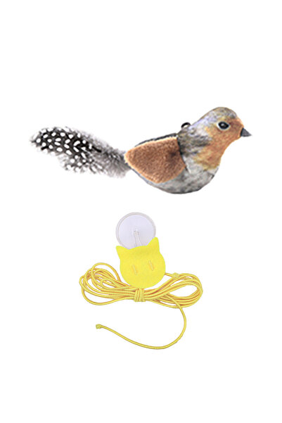 Choice Brown A Hot lifelike Bird Vivid Cat Toys Pet Catnip Simulation Molding...
