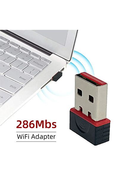 Choice1 محول واي فاي صغير أبيض لاستقبال إشارة الشبكة بدون سائق - شبكة 2.4 جيج...