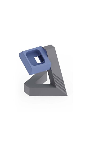 Choice Gray Blue PC Geometric watch stand For Watch X3/X2 Watch4pro/4/3pro/3/...