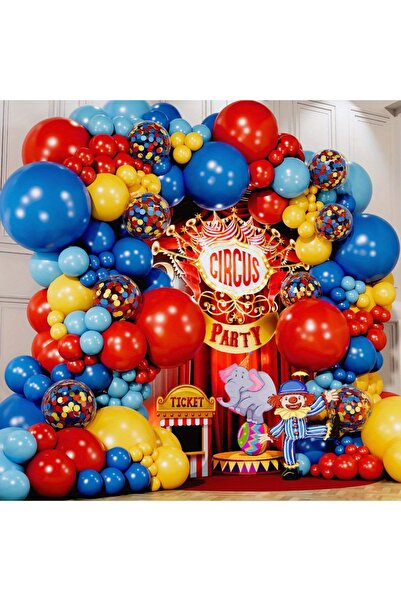 Choice مجموعة قوس بالونات السيرك الملونة الأخرى (١٣٣ قطعة) | ديكورات بالونات ...