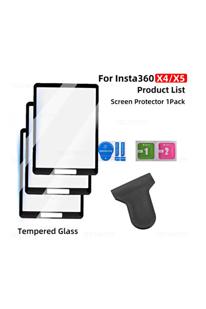 Choice فيلم حماية X3 من الزجاج المقوى لكاميرا Insta360 X4 X5 واقي شاشة مضاد ل...