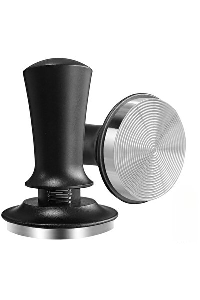 Choice نمط حلزوني 51 مم 51/ 53/58 مم دك يدوي للقهوة السوداء بقاعدة من الفولاذ المقاوم للصدأ إسبريسو احترافي