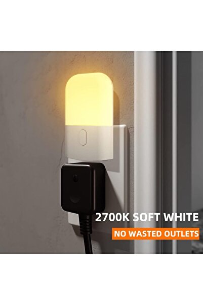 Choice EU 2 Packs Night Light 1/2 Set 0.5W Energy Saving Night Light Plug-in ...