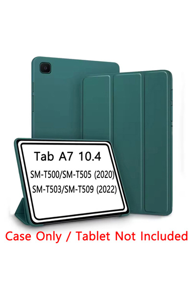 Choice جراب مغناطيسي باللون الأخضر الداكن لجهاز Tab A7 10.4 2020 2022 SM-T500...