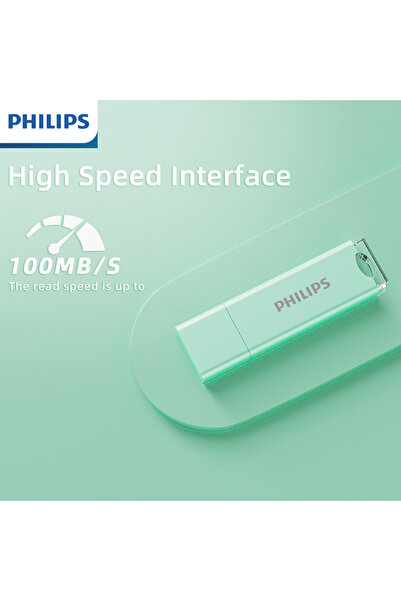Philips 16 GB Turquoise USB2.0 USB Flash Drive 8GB 16GB 32GB 64GB USB Memory Stick Pen Drive High S