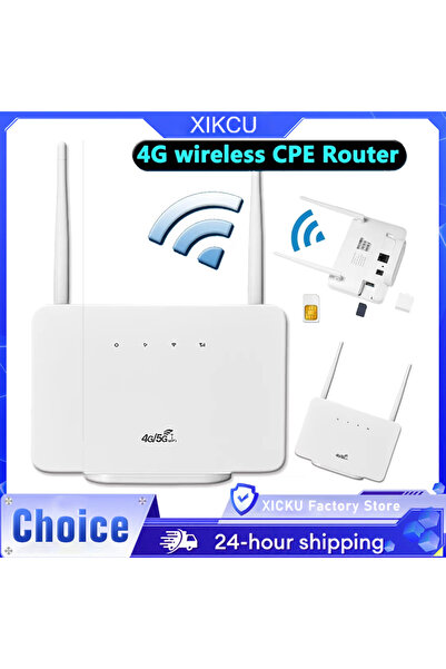 Choice 4G Wireless Router 300Mbps 4G Router Wireless Modem External Antenna with Sim Card Slot EU Plug f...