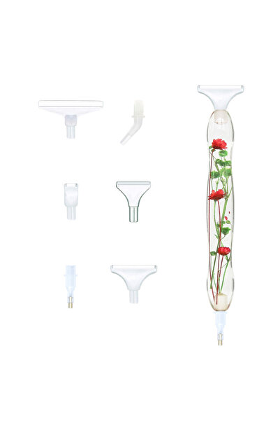 choice2 قلم رسم ماسي من الراتنج على شكل زهرة من موموآرت GJB-013-A-14 مع رؤوس ...