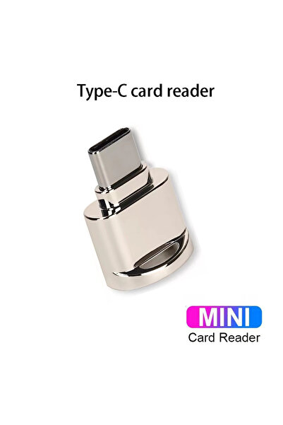 Choice قارئ بطاقات من النوع C باللون الفضي، USB C إلى بطاقة TF، قراءة الذاكرة...