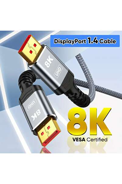 Choice 0.5m 8K DisplayPort 1.4 DP to DP 4K/144Hz Cable Active Male To Male Cable 2K/165Hz 1080P For Macbook