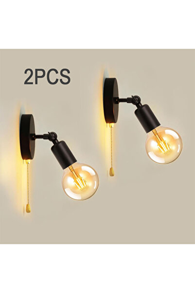Choice 2PCS No Bulb Simple Wall Lamp 180 degree With Switch Adjustable Metal ...
