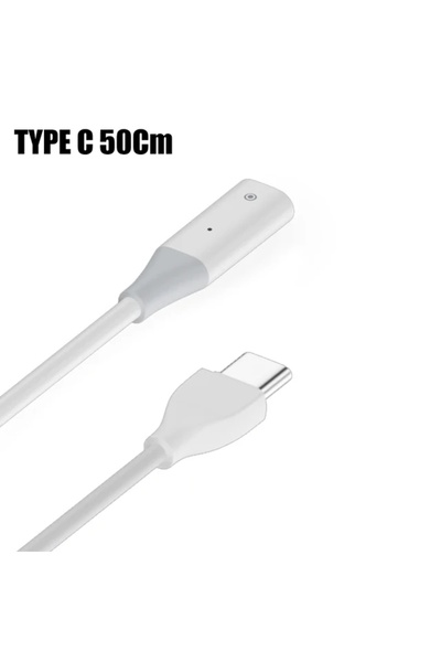 Choice سلك شاحن ستايلس من النوع C بطول 50 سم، كابل شحن USB A/Type-C، ذكر إلى ...