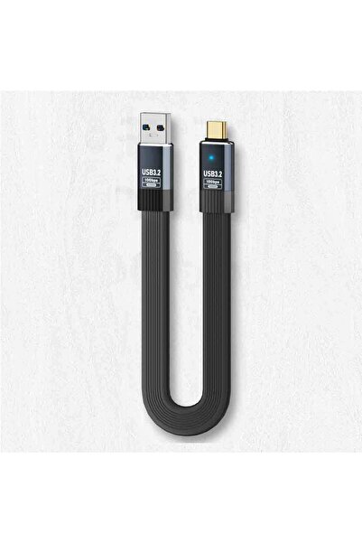 Choice 100cm black Male to Male USB 3.2 Type-A to Type-C cable 36W fast charging data cable 10Gbps suitable