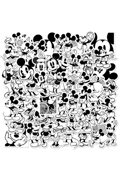choice2 50 قطعة 10/30/50 قطعة ملصقات ديزني ميني ماوس ميكي ماوس باللونين الأبي...