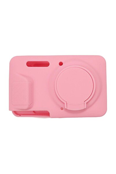 Choice حافظة كاميرا من السيليكون باللون الوردي مع غطاء للعدسات لكاميرا كوداك FZ55 الرقمية مضادة للكسر