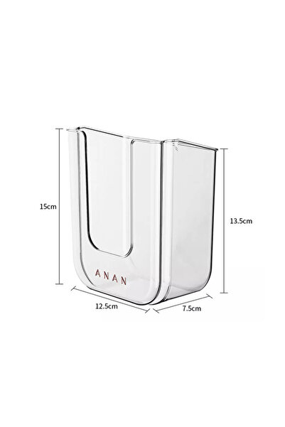 Choice صندوق منظم مناديل مبللة مثبت على الحائط باللون الرمادي، صندوق تخزين من...