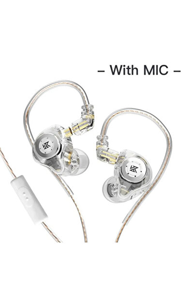 Choice سماعات أذن سلكية ديناميكية من KZ EDX Pro مزودة بميكروفون شفاف وسماعات ...