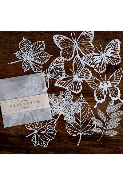 Choice D 10 قطع قطع الدانتيل الإبداعية DIY الزخرفية سكرابوكينغ الكولاج الجمال...