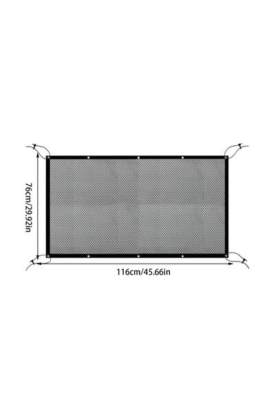 Choice A 116x76cm Dog Net Adjustable Truck Divider Back Seat Barrier Heavy-Du...