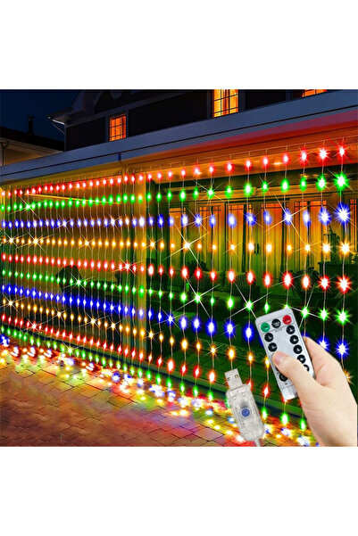 Choice ستارة خرافية LED متعددة الألوان USB-4X2M 300 مصباح LED بطول 6 أمتار/3 ...