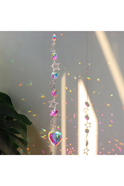 Choice 3486 جرس رياح كريستالي، صانع قوس قزح، ماسك الشمس، ماسك الأحلام، قلادة،...