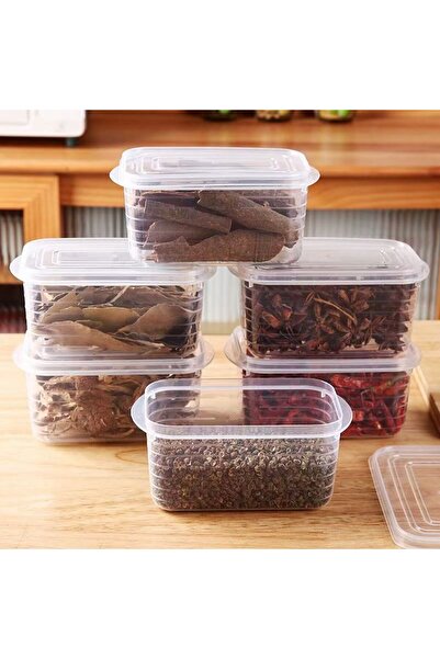 Choice 6 صناديق تخزين لحفظ الطعام الطازج في المطبخ، مكونة من 6 قطع، حاويات تخزين طعام الثلاجة، محكمة الغلق للحفاظ على الطعام الطازج