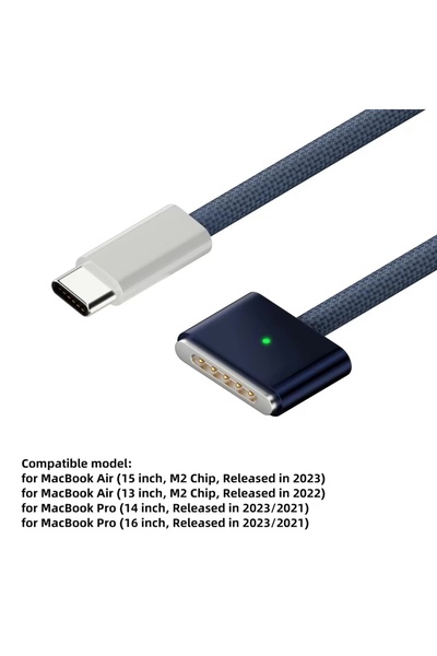 Choice magsafe3-LS Compatible Magsaf3 magnetic charging cable USB-C to magsafe3 laptop charging cable PD 14