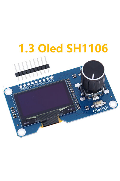 Choice 1.3 inch white 1pcs PULAR 1~10PC White/Blue LCD 0.96/1.3 inch oled display screen combined with EC11